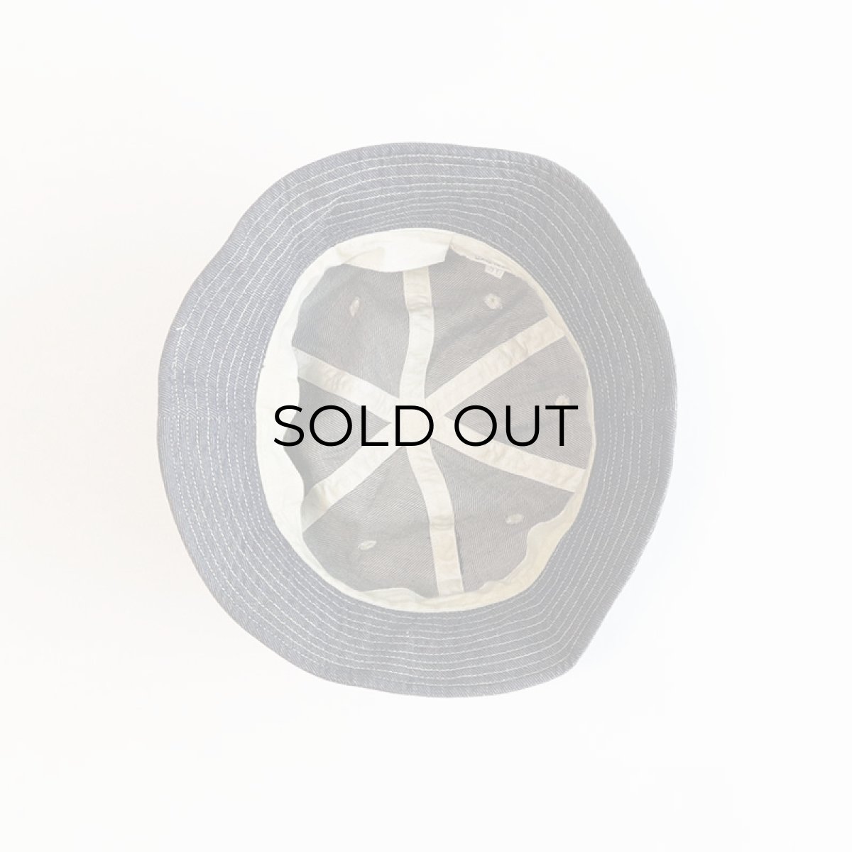 画像4: OLD UNKNOWN BRAND COTTON DENIM METRO HAT (4)