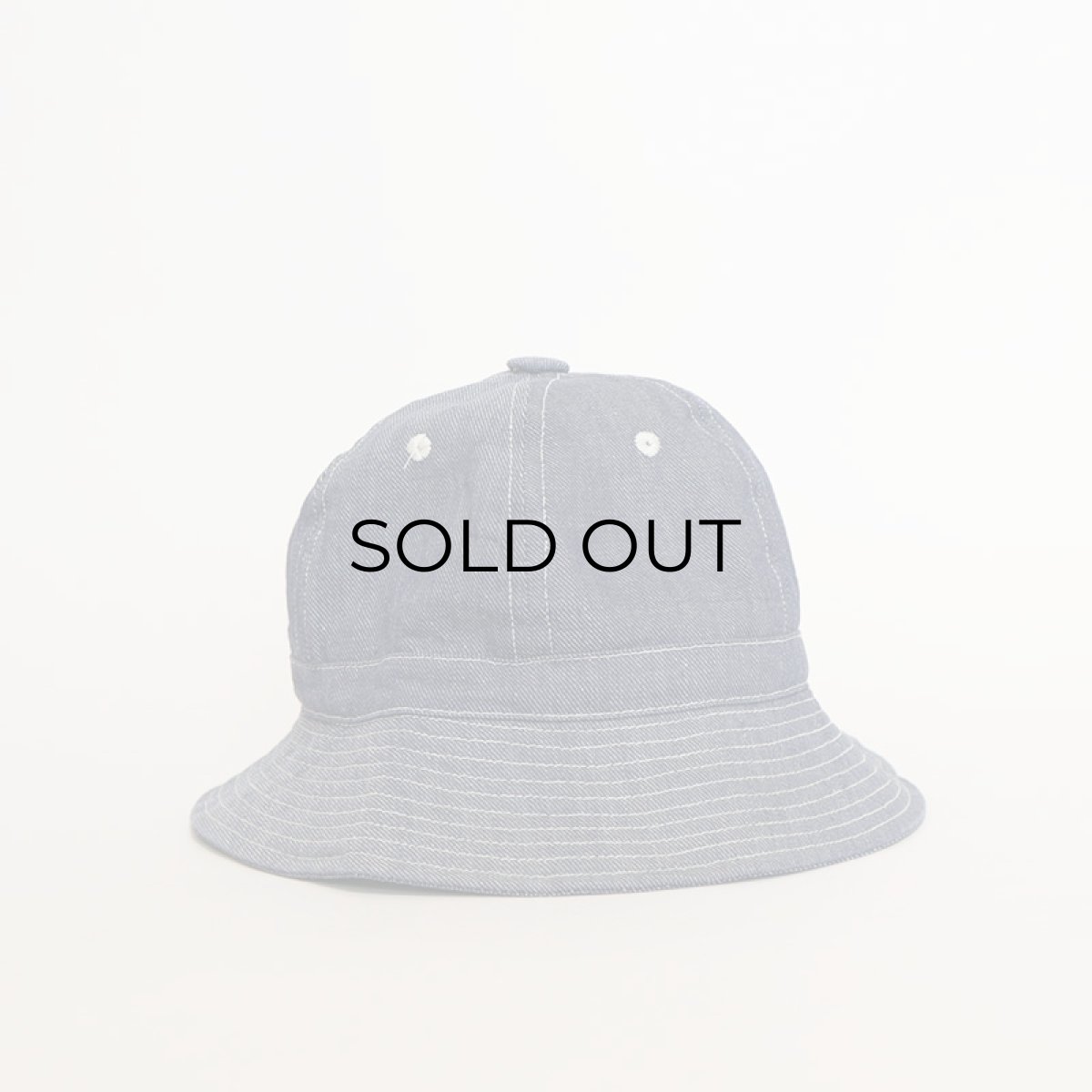 画像2: OLD UNKNOWN BRAND COTTON DENIM METRO HAT (2)