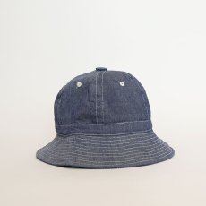 画像2: OLD UNKNOWN BRAND COTTON DENIM METRO HAT (2)