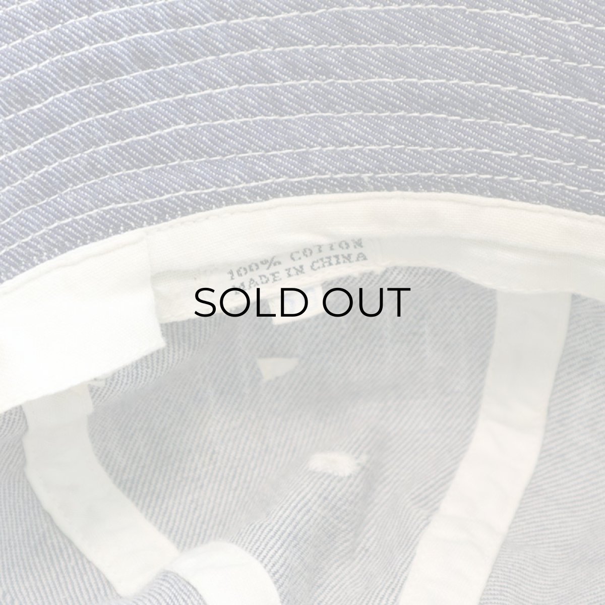 画像6: OLD UNKNOWN BRAND COTTON DENIM METRO HAT (6)