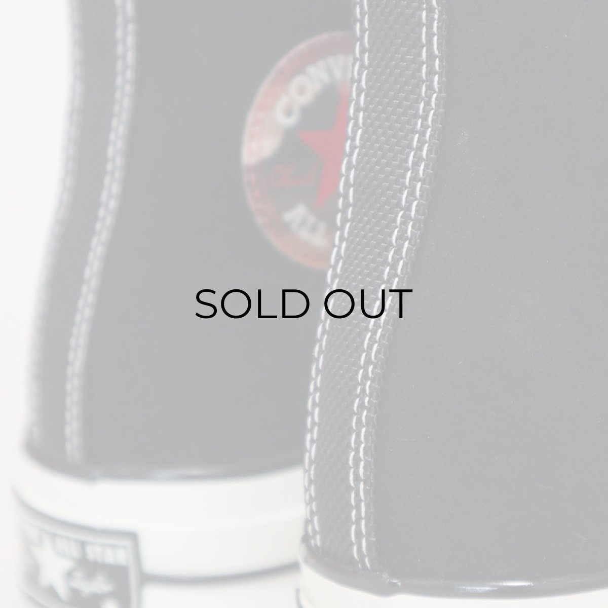 画像7: 【NEW】CONVERSE ALL STAR "Chuck Taylor" High NUBUCK x NYLON SHOES 【BLACK / Size : 9 1/2】 (7)