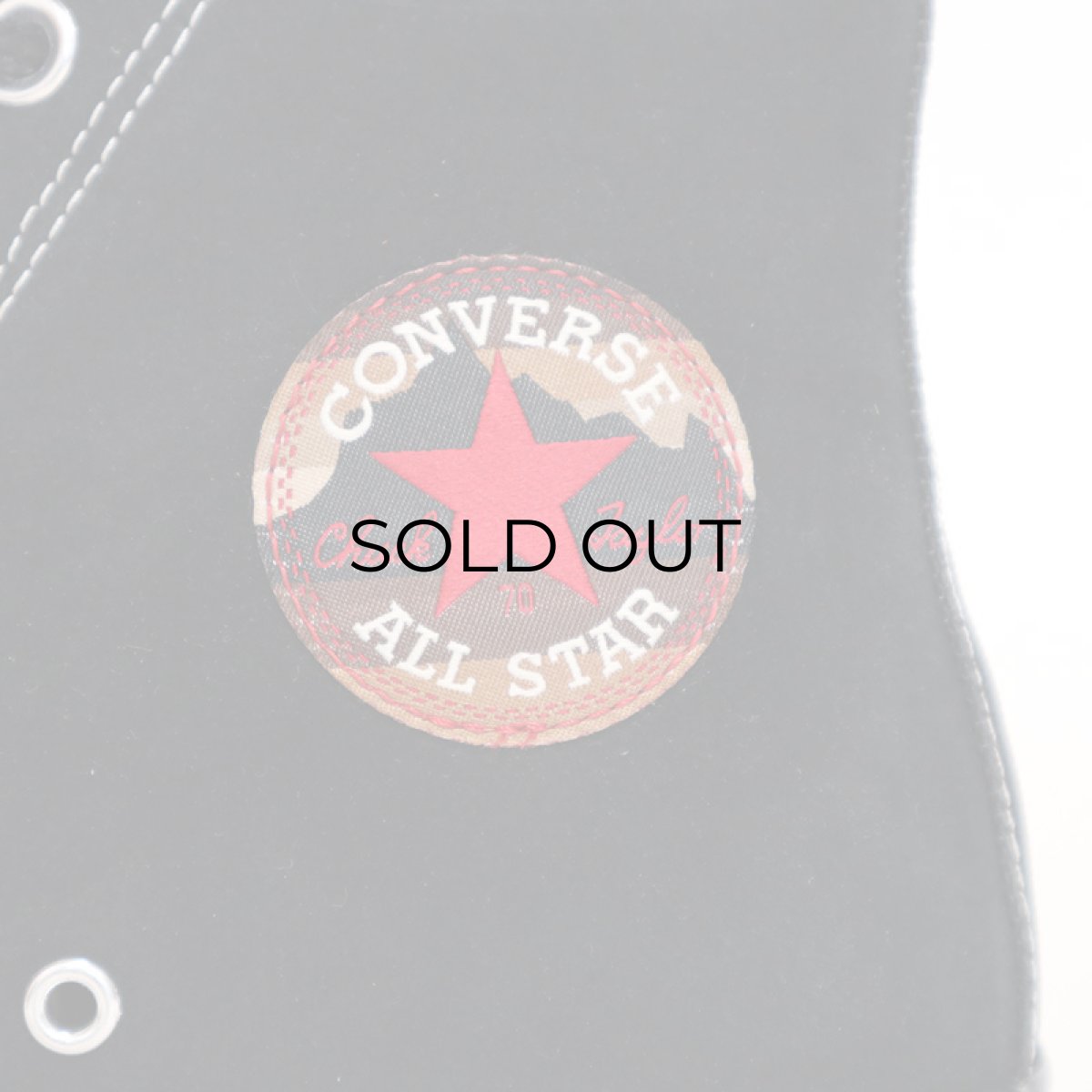 画像8: 【NEW】CONVERSE ALL STAR "Chuck Taylor" High NUBUCK x NYLON SHOES 【BLACK / Size : 9 1/2】 (8)