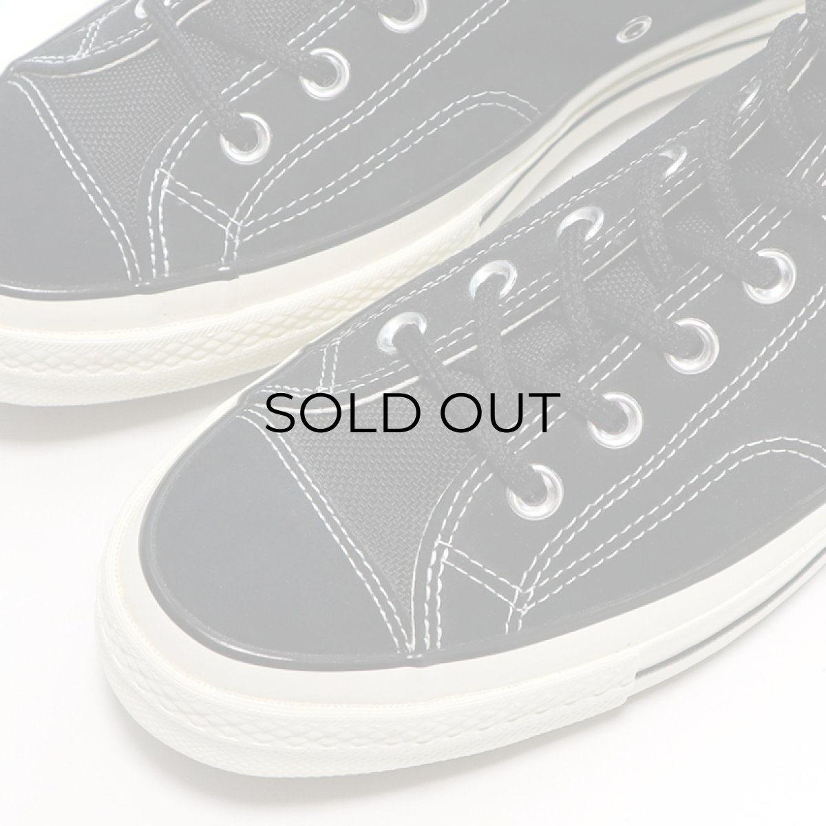 画像5: 【NEW】CONVERSE ALL STAR "Chuck Taylor" High NUBUCK x NYLON SHOES 【BLACK / Size : 9 1/2】 (5)