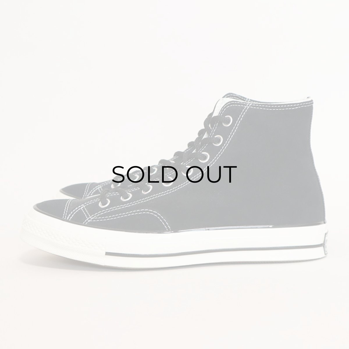 画像3: 【NEW】CONVERSE ALL STAR "Chuck Taylor" High NUBUCK x NYLON SHOES 【BLACK / Size : 9 1/2】 (3)