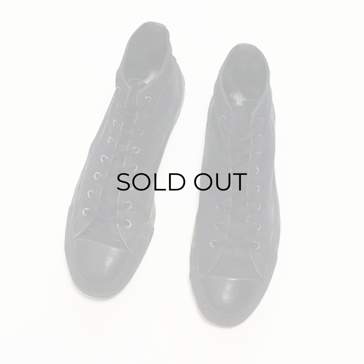 画像1: 90's CONVERSE ALL STAR High MONOCHROME CANVAS SHOES "MADE IN USA" 【Size : 11】 (1)