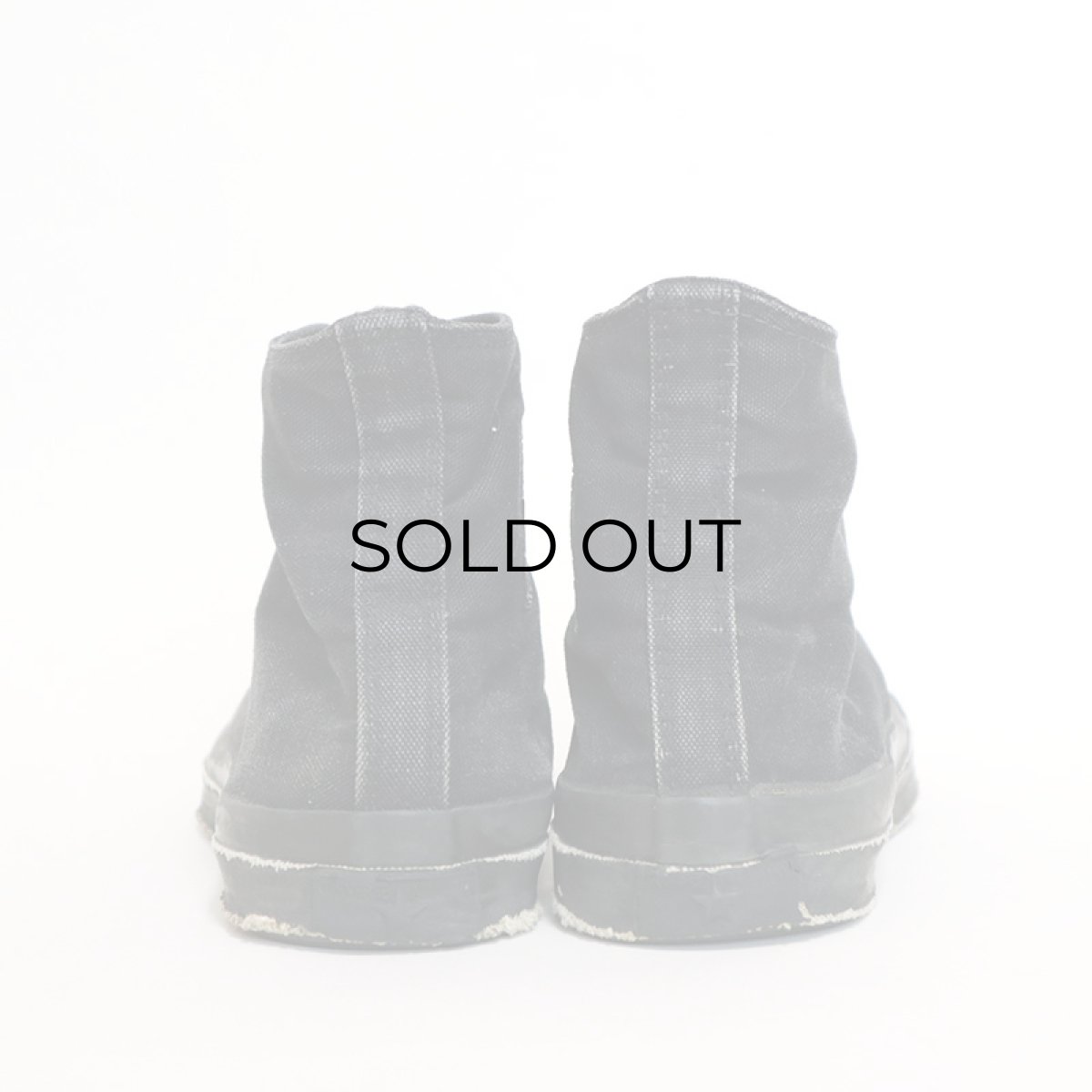 画像3: 90's CONVERSE ALL STAR High MONOCHROME CANVAS SHOES "MADE IN USA" 【Size : 11】 (3)