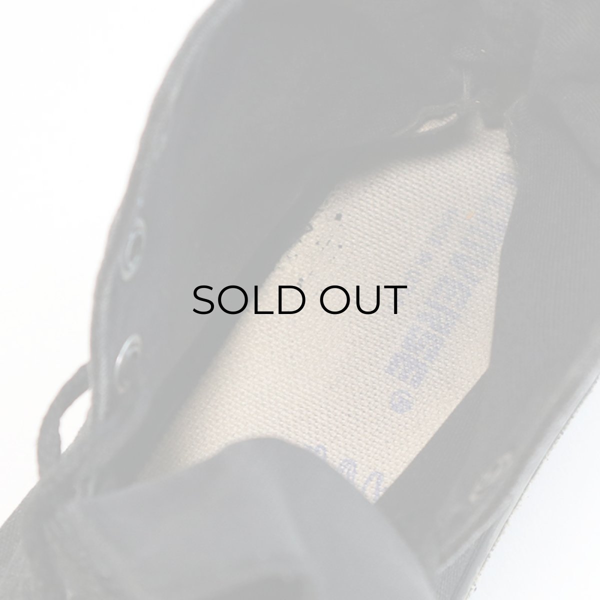 画像11: 90's CONVERSE ALL STAR High MONOCHROME CANVAS SHOES "MADE IN USA" 【Size : 11】 (11)