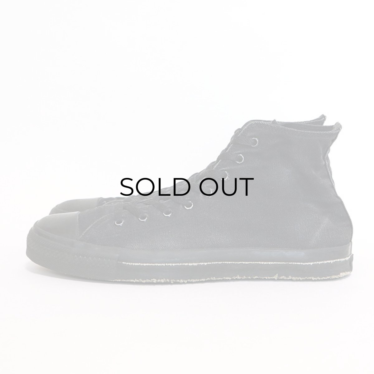 画像2: 90's CONVERSE ALL STAR High MONOCHROME CANVAS SHOES "MADE IN USA" 【Size : 11】 (2)