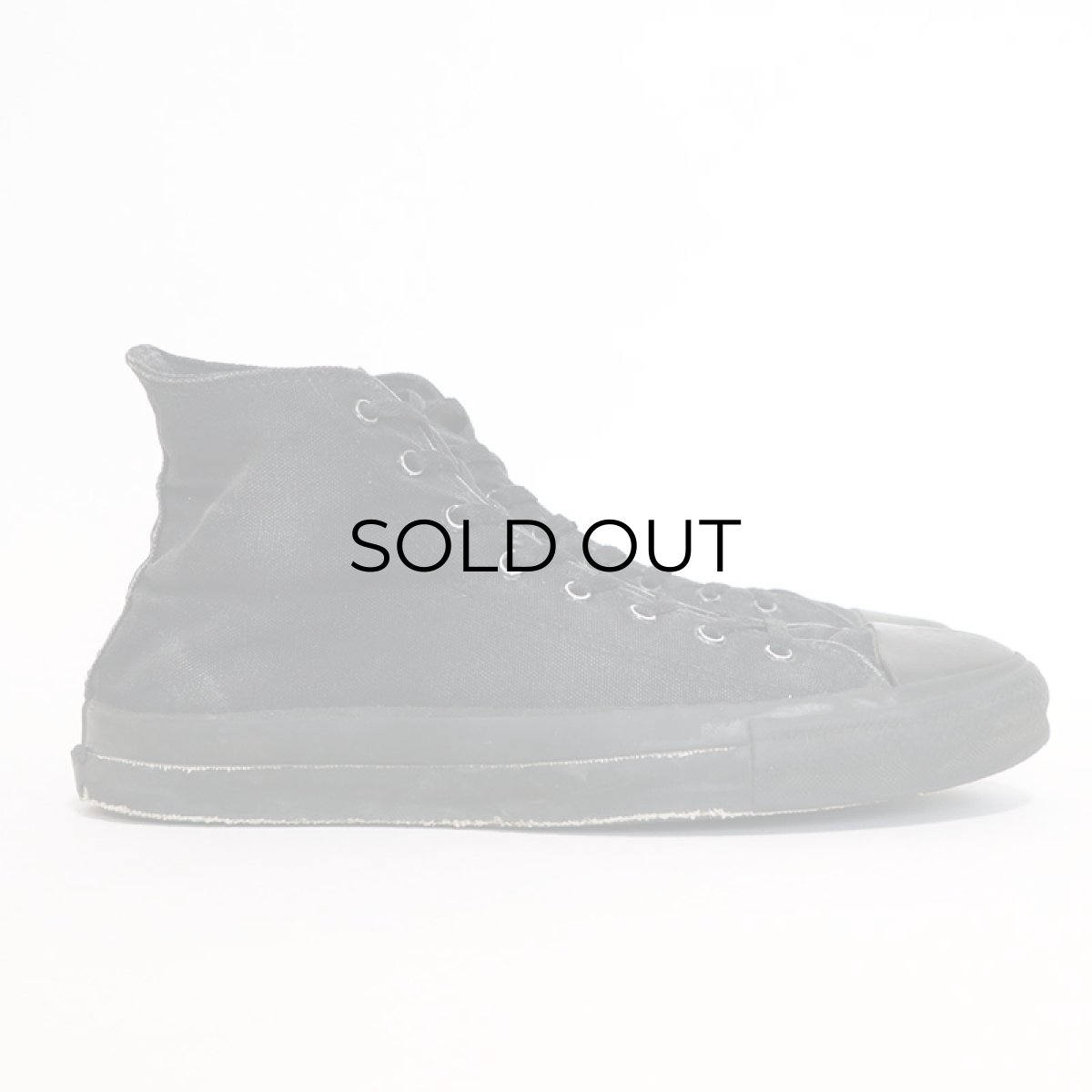 画像4: 90's CONVERSE ALL STAR High MONOCHROME CANVAS SHOES "MADE IN USA" 【Size : 11】 (4)