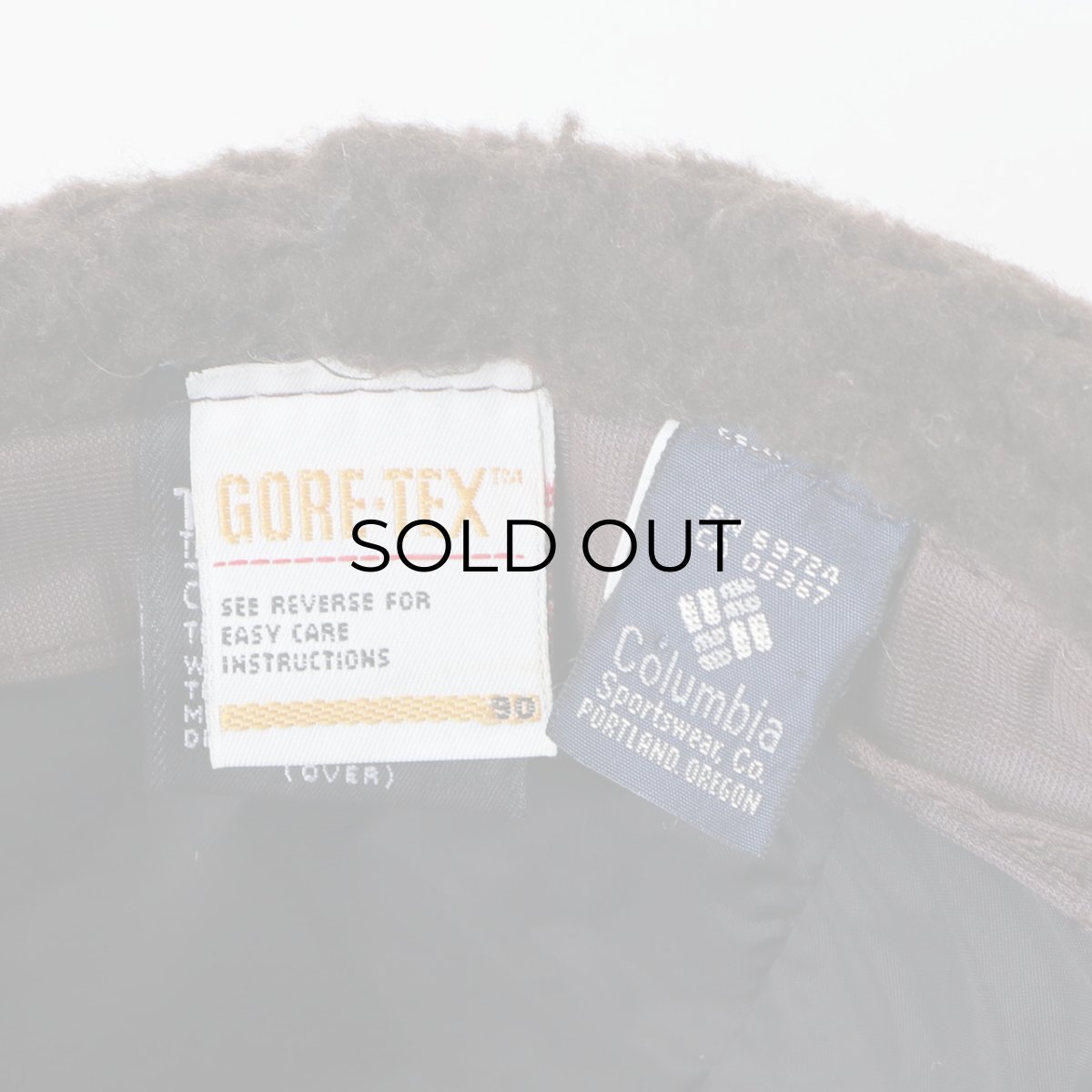 画像11: 〜90's Columbia GORE-TEX "Thinsulate" LINING DUCK HUNTER CAMOUFLAGE HUNTING CAP "MADE IN USA" (11)