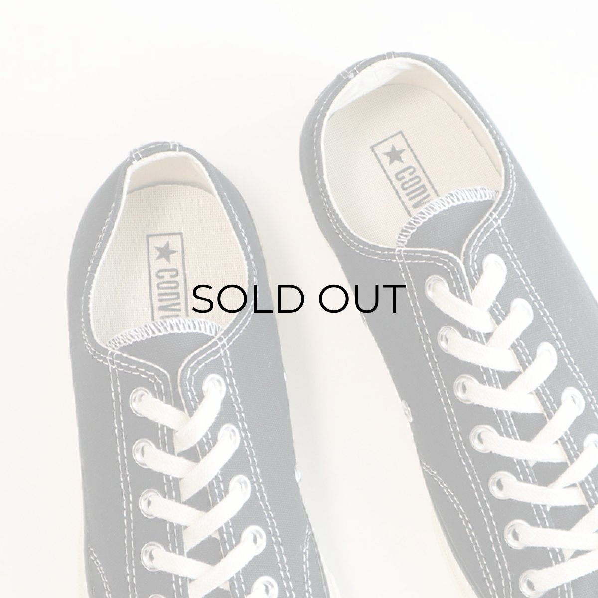 画像6: 【NEW】CONVERSE ALL STAR "Chuck Taylor" Low CANVAS SHOES 【BLACK / Size : 9, 9 1/2, 10 1/2】 (6)