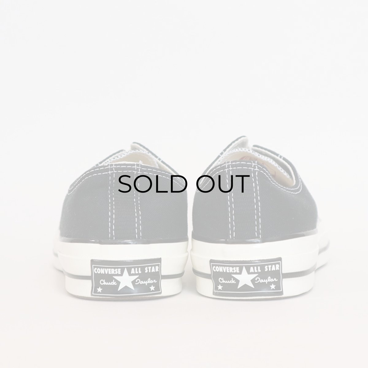画像4: 【NEW】CONVERSE ALL STAR "Chuck Taylor" Low CANVAS SHOES 【BLACK / Size : 9, 9 1/2, 10 1/2】 (4)