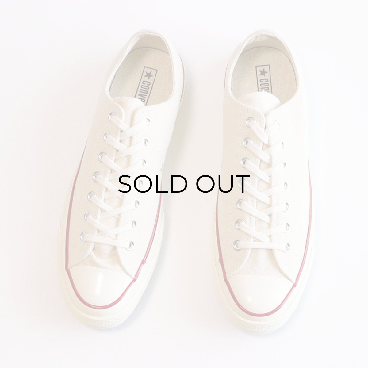 画像1: 【NEW】CONVERSE ALL STAR "Chuck Taylor" Low CANVAS SHOES 【NATURAL / Size : 9, 9 1/2, 10】 (1)