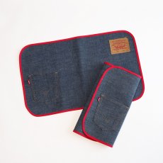 画像1: 70's LEVI'S DENIM PLACE MAT "BIG E" "DEADSTOCK ?" (1)