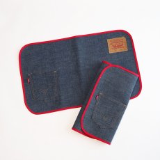 画像1: 70's LEVI'S DENIM PLACE MAT "BIG E" "DEADSTOCK ?" (1)