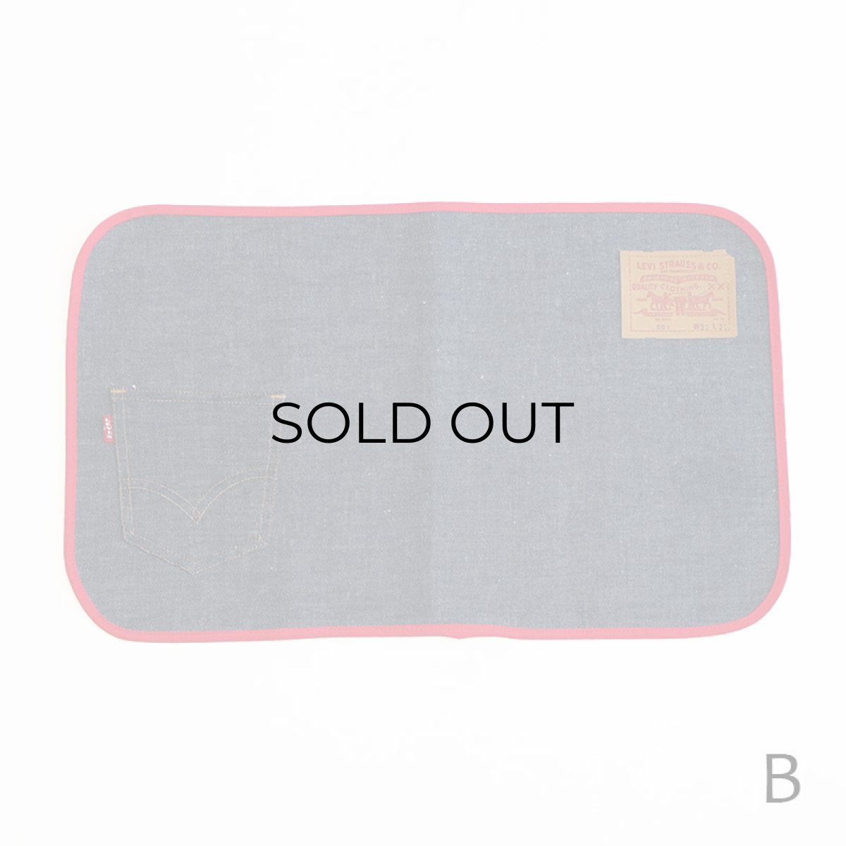 画像8: 70's LEVI'S DENIM PLACE MAT "BIG E" "DEADSTOCK ?" (8)