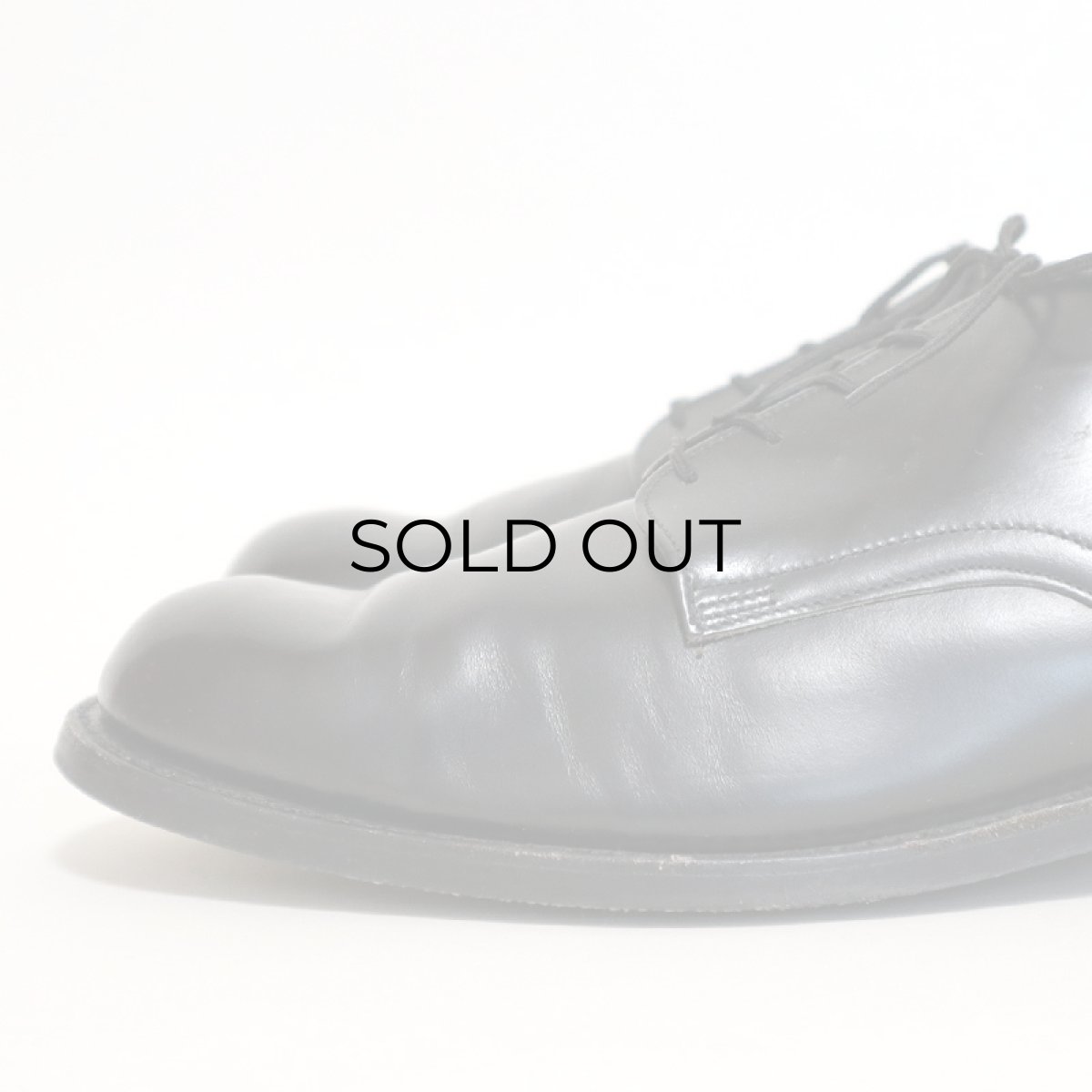 画像6: 80's US NAVY LEATHER OXFORD SERVICE SHOES【size : 11 R】 (6)