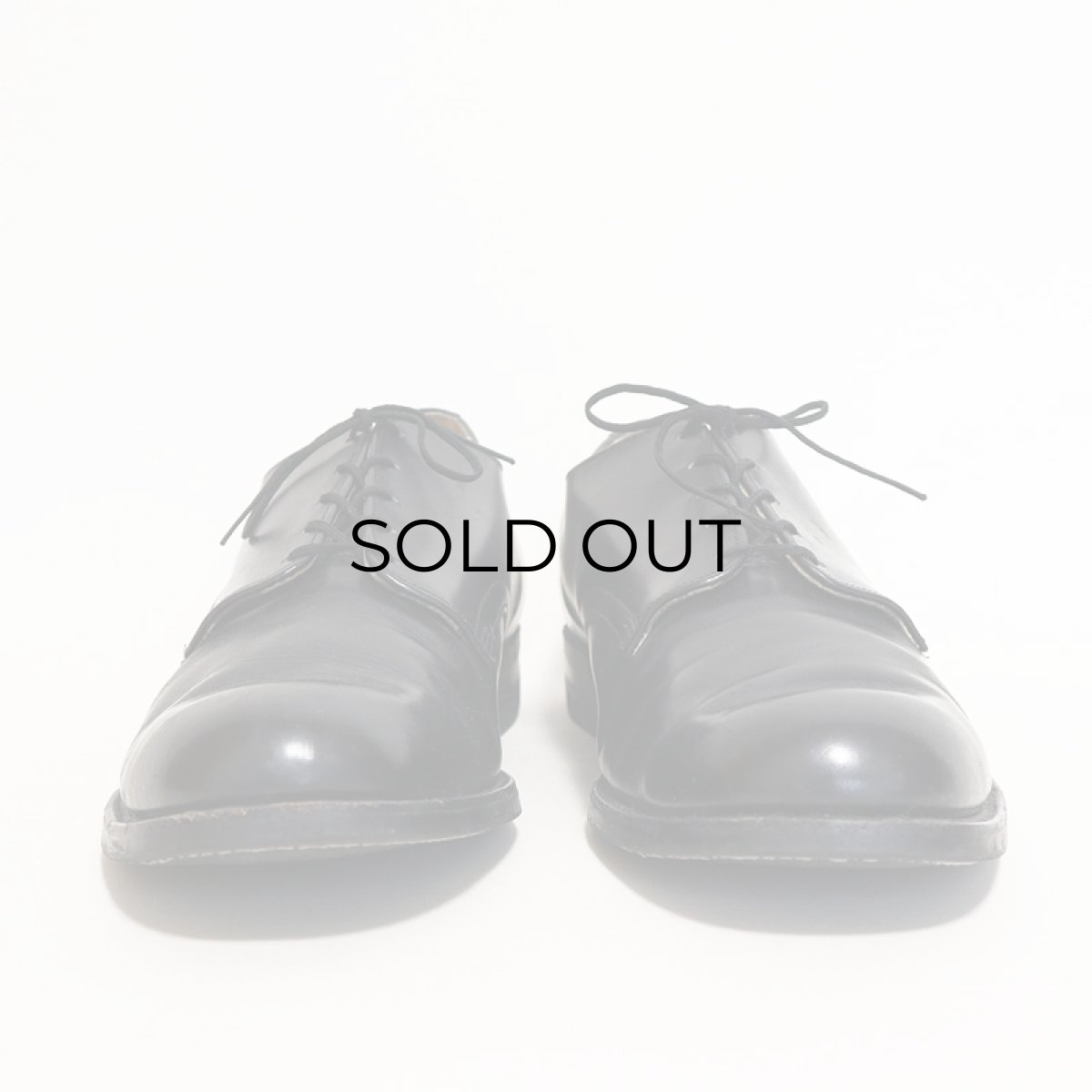 画像2: 80's US NAVY LEATHER OXFORD SERVICE SHOES【size : 11 R】 (2)