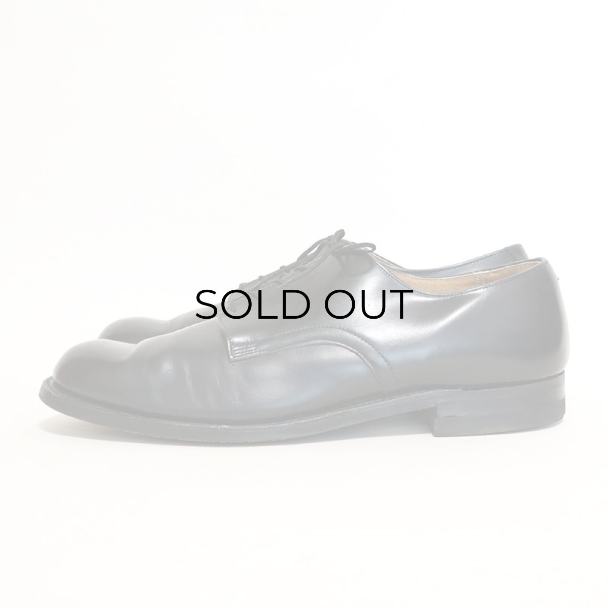 画像3: 80's US NAVY LEATHER OXFORD SERVICE SHOES【size : 11 R】 (3)
