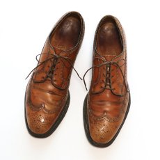 画像1: OLD Alan Mcafee by Church's LEATHER WING TIP SHOES "MADE IN ENGLAND"【size : UK 8 1/2 B ?=US 9 程度】 (1)