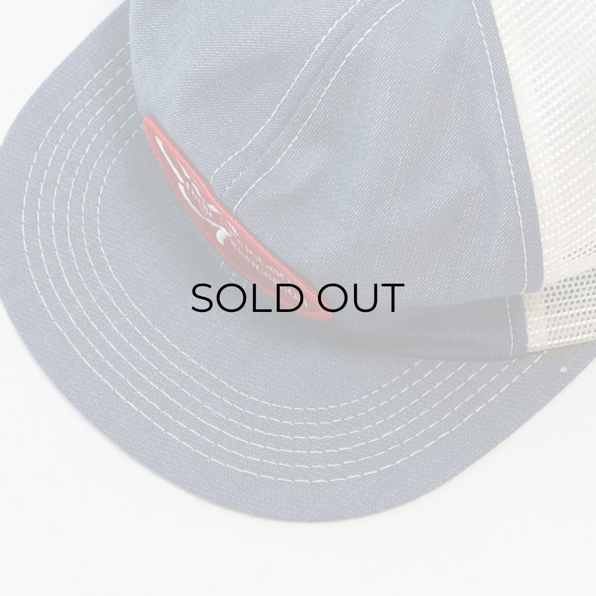 画像8: 〜80's K-BRAND DENIM MESH TRUCKER CAP "Production Credit Association" (8)