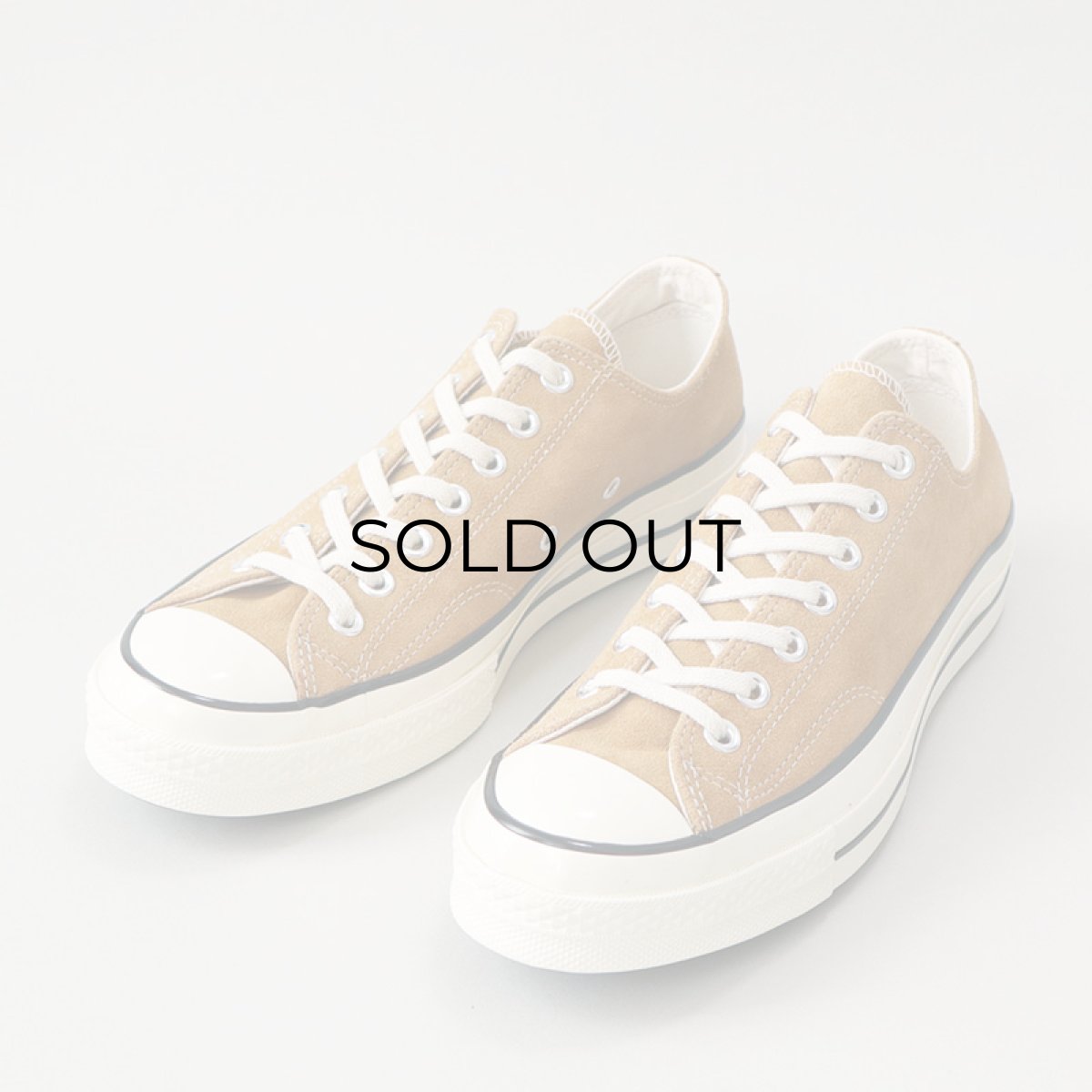 画像2: 【NEW】CONVERSE ALL STAR "Chuck Taylor" Low SUEDE SHOES 【Size : 8 1/2】 (2)