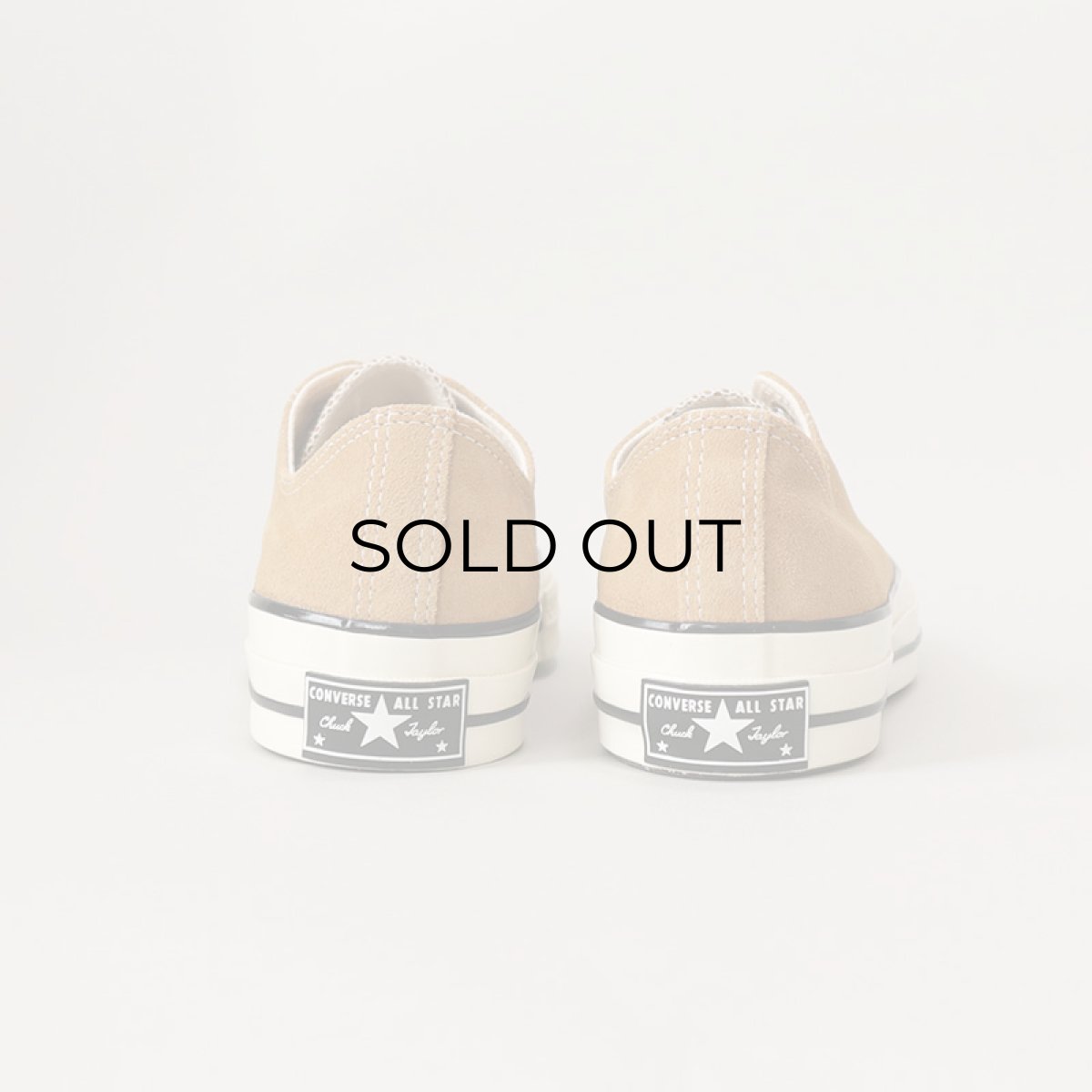 画像4: 【NEW】CONVERSE ALL STAR "Chuck Taylor" Low SUEDE SHOES 【Size : 8 1/2】 (4)