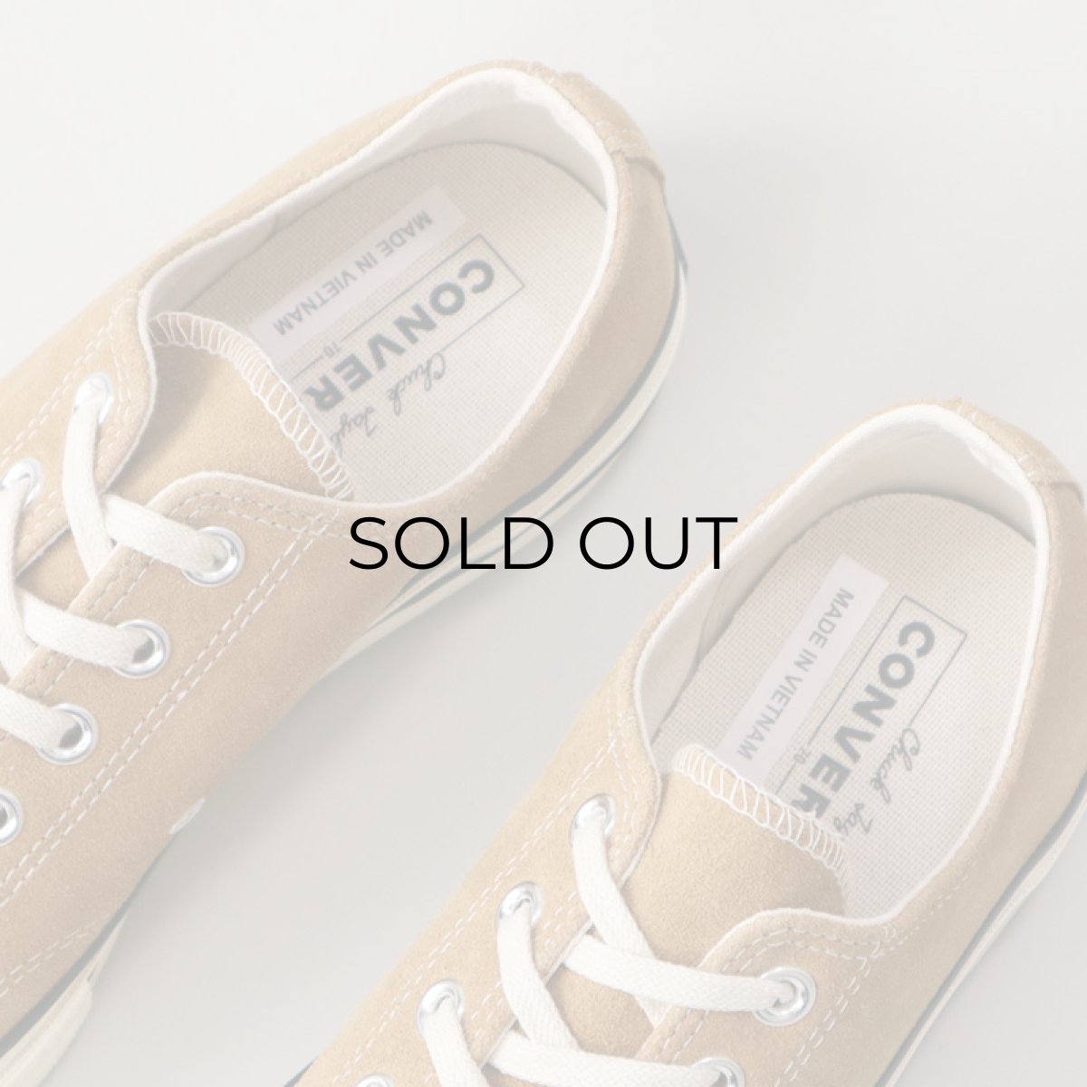 画像7: 【NEW】CONVERSE ALL STAR "Chuck Taylor" Low SUEDE SHOES 【Size : 8 1/2】 (7)