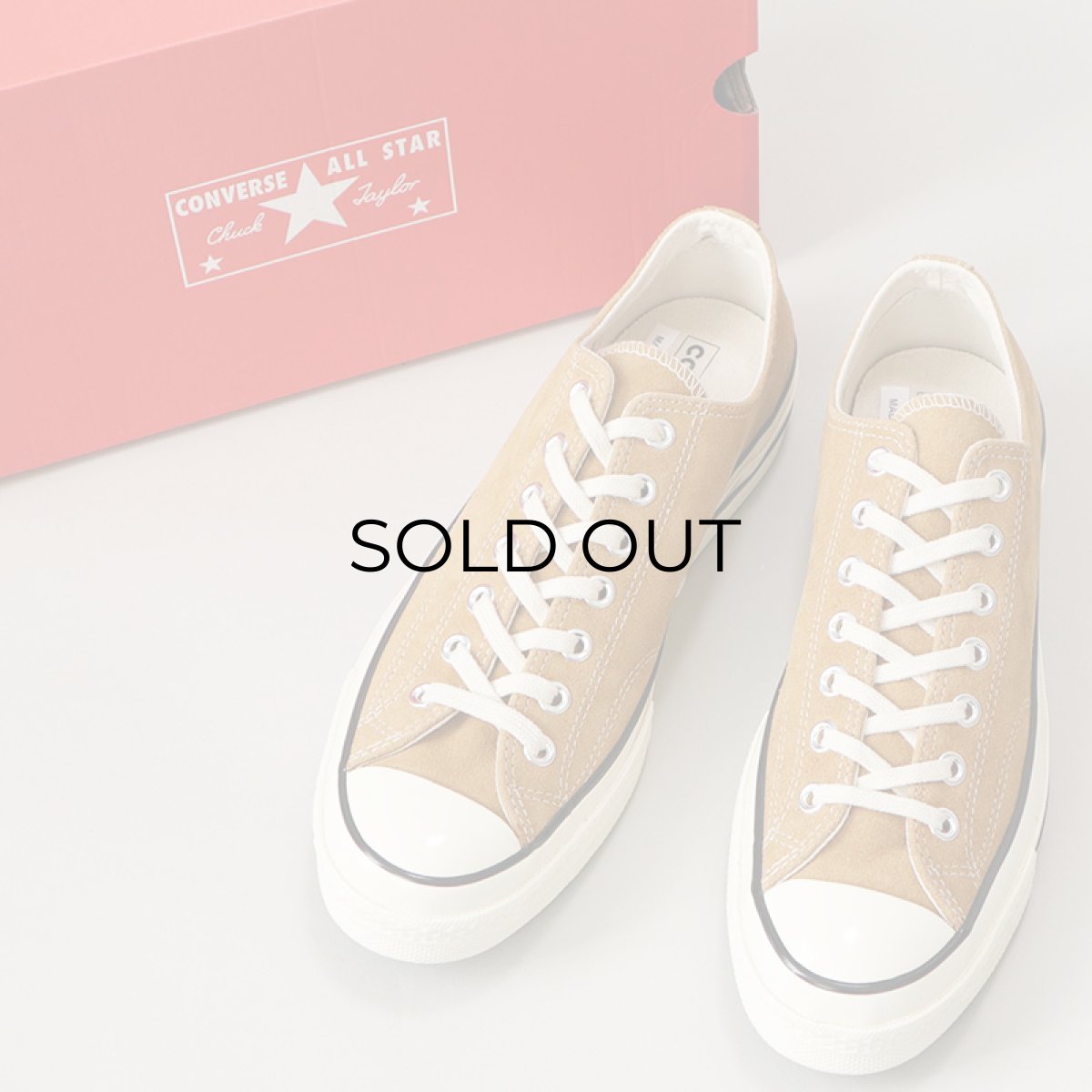 画像1: 【NEW】CONVERSE ALL STAR "Chuck Taylor" Low SUEDE SHOES 【Size : 8 1/2】 (1)