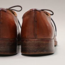 画像6: OLD UNKNOWN BRAND LEATHER PLANE TOE DRESS SHOES【size : 8 D】 (6)