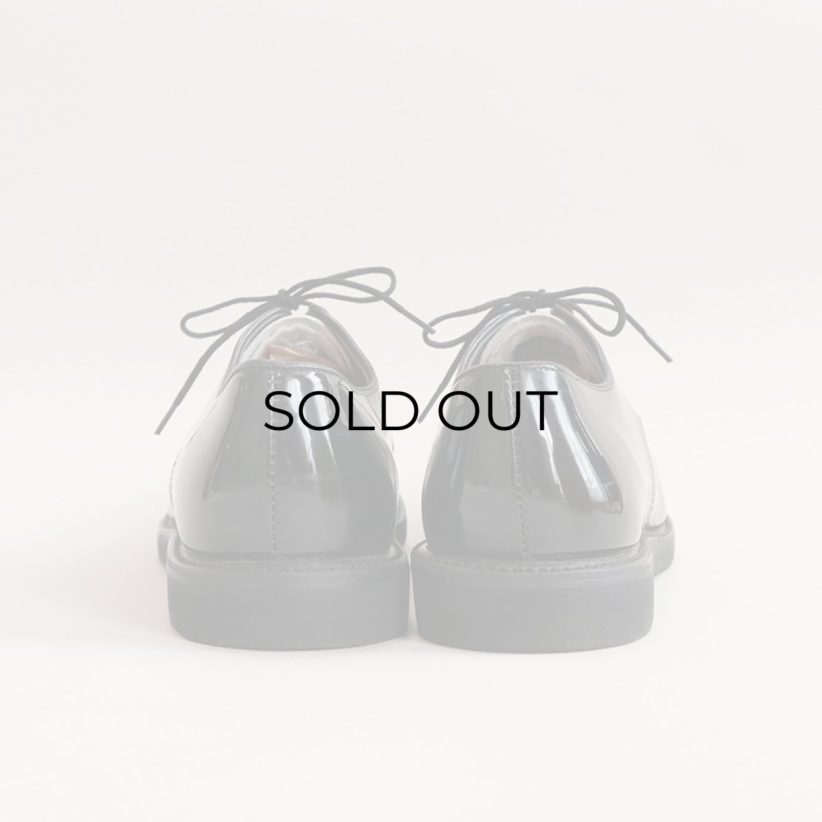 画像3: Thorogood ENAMEL LEATHER PLANE TOE SHOES【size : 9 D】 (3)