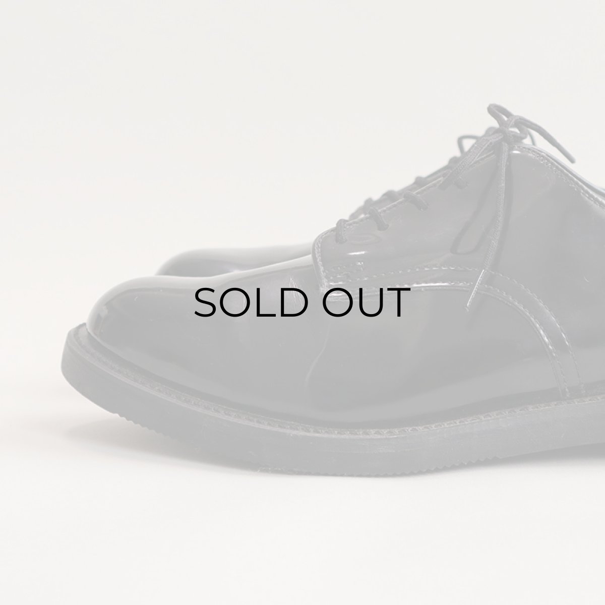 画像9: Thorogood ENAMEL LEATHER PLANE TOE SHOES【size : 9 D】 (9)