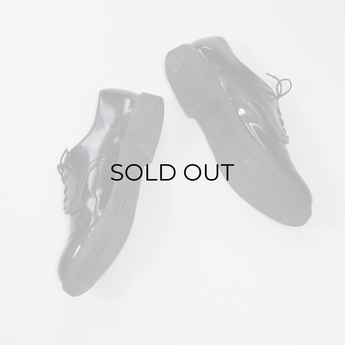 画像6: Thorogood ENAMEL LEATHER PLANE TOE SHOES【size : 9 D】 (6)