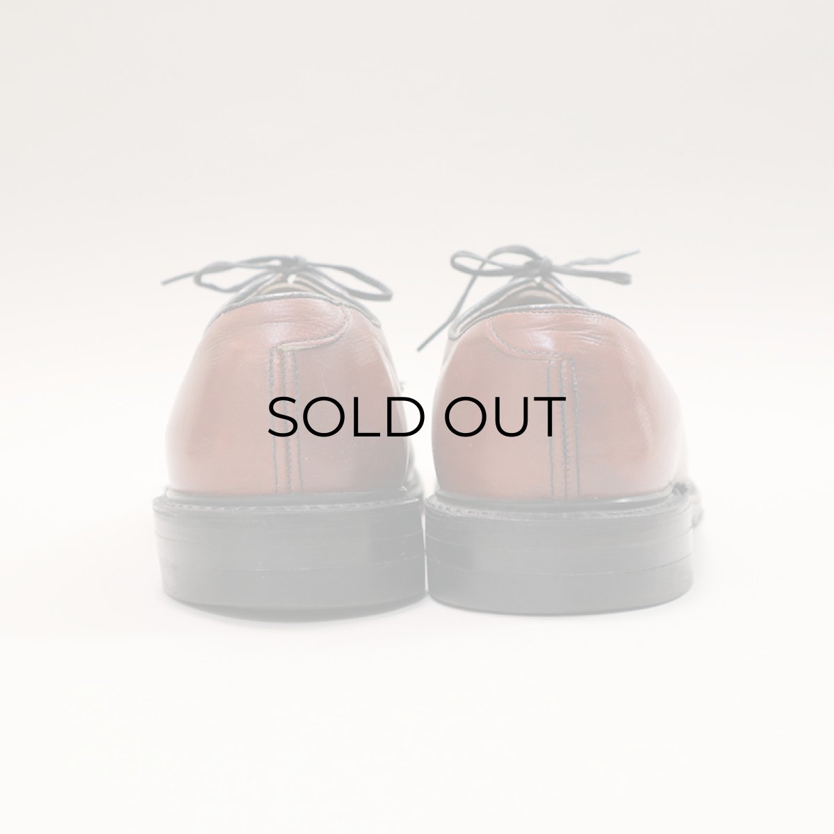 画像3: 〜80's STAFFORD LEATHER PLANE TOE OXFORD SHOES "MADE IN USA"【size : 9 1/2 EEE】 (3)