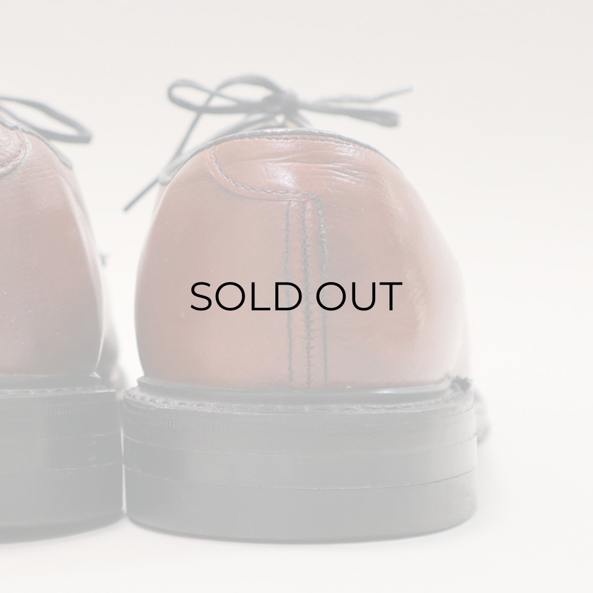 画像9: 〜80's STAFFORD LEATHER PLANE TOE OXFORD SHOES "MADE IN USA"【size : 9 1/2 EEE】 (9)