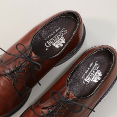 画像11: 〜80's STAFFORD LEATHER PLANE TOE OXFORD SHOES "MADE IN USA"【size : 9 1/2 EEE】 (11)