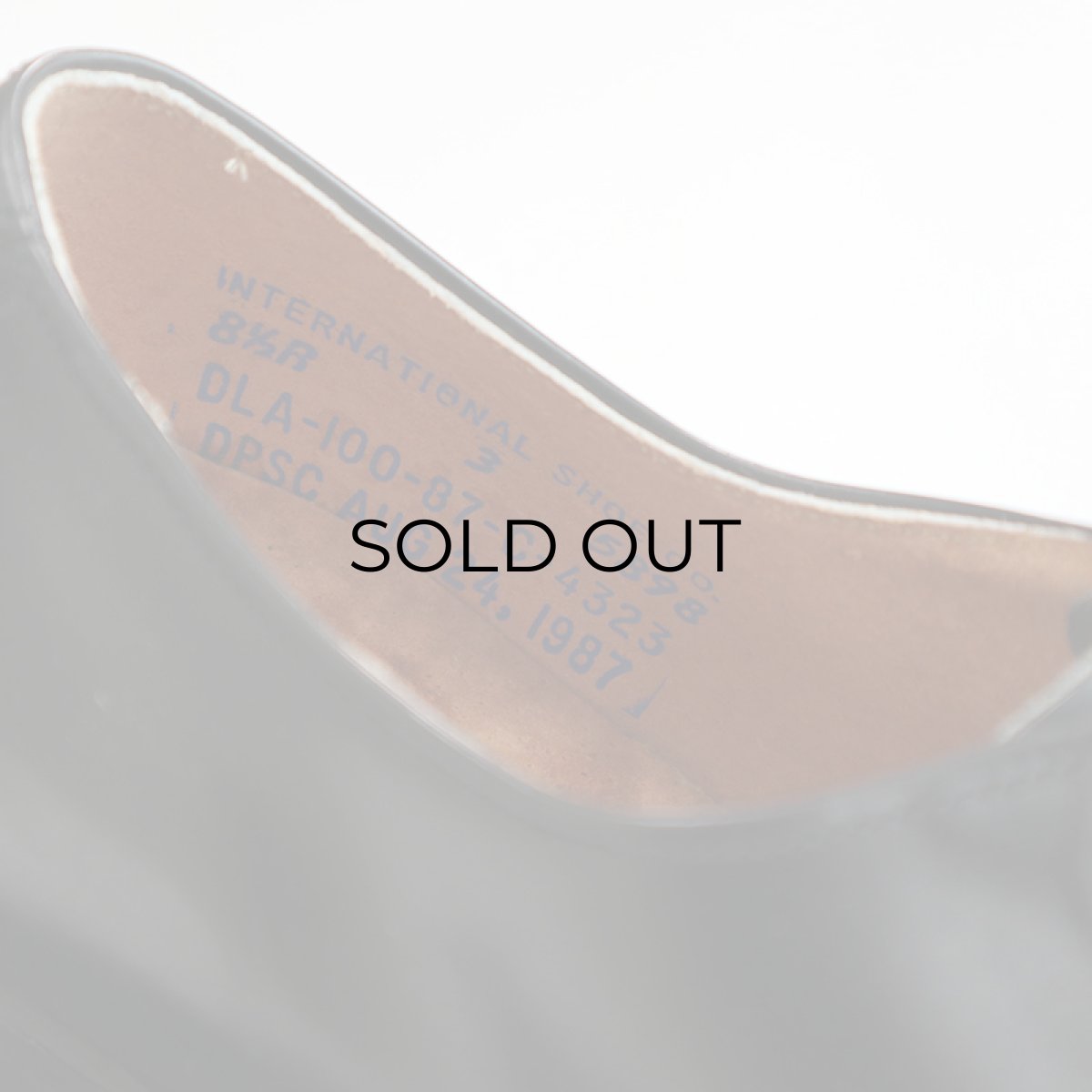 画像13: 80's US NAVY LEATHER OXFORD SERVICE SHOES "DEADSTOCK" 【size : 8 1/2 R】 (13)