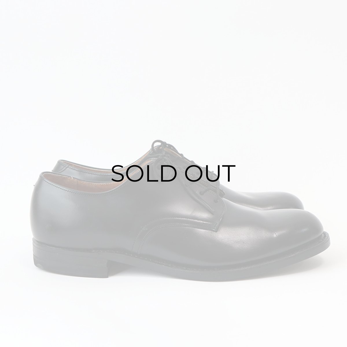 画像4: 80's US NAVY LEATHER OXFORD SERVICE SHOES "DEADSTOCK" 【size : 8 1/2 R】 (4)