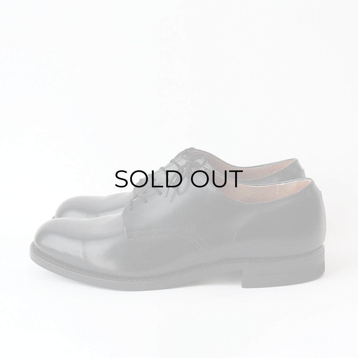 画像2: 80's US NAVY LEATHER OXFORD SERVICE SHOES "DEADSTOCK" 【size : 8 1/2 R】 (2)