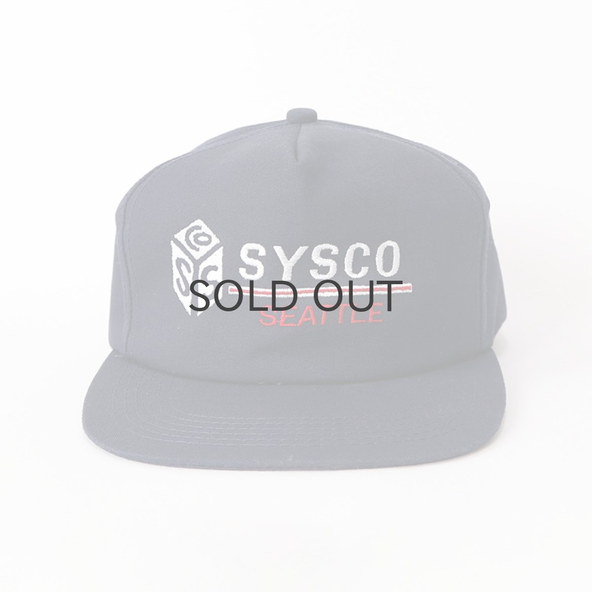 画像1: 80's UNITOG EMBROIDERED TRUCKER CAP "SYSCO SEATTLE" "MADE IN USA" (1)