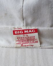 画像6: 〜60's BIG MAC COTTON HERRINGBONE TWILL 6-PANEL WORK CAP (6)