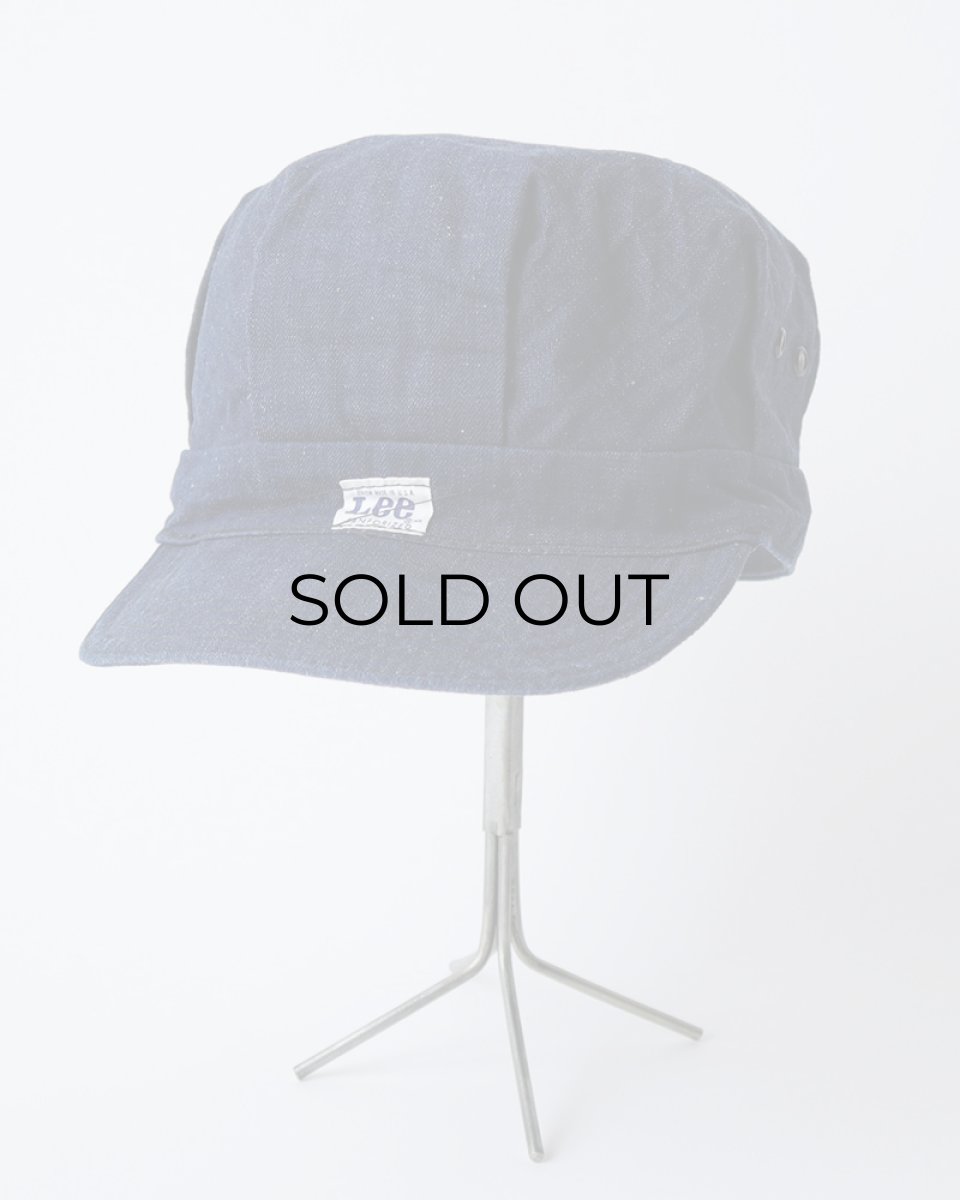 画像1: 〜70's Lee COTTON DENIM RAILROAD CAP "MINT CONDITION" (1)