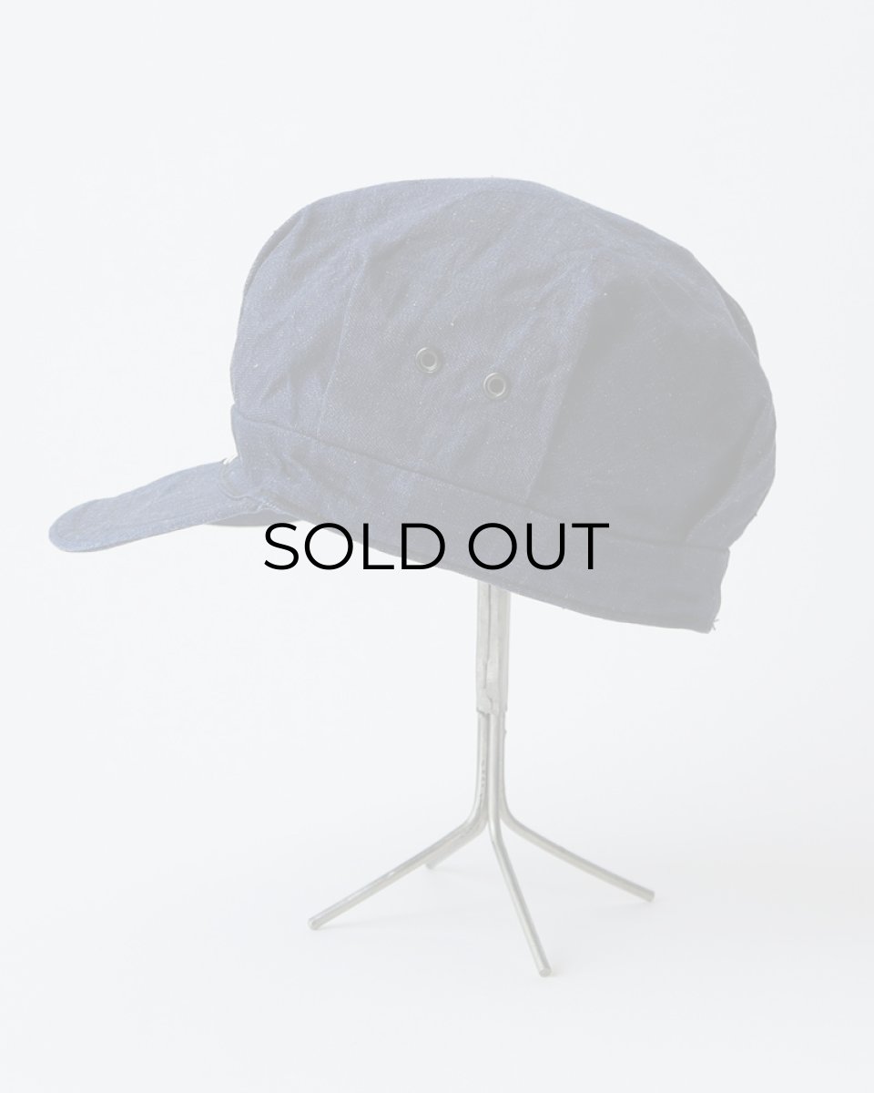 画像2: 〜70's Lee COTTON DENIM RAILROAD CAP "MINT CONDITION" (2)