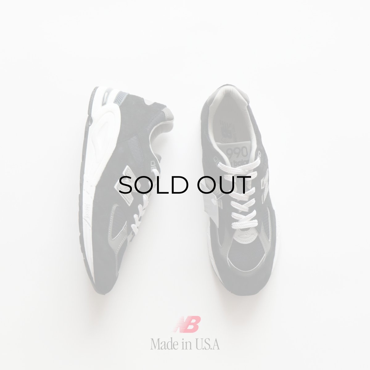 画像1: 【NEW】 NEW BALANCE M990BL2 RUNNING SHOES "MADE IN USA"【size : 8 D】 (1)