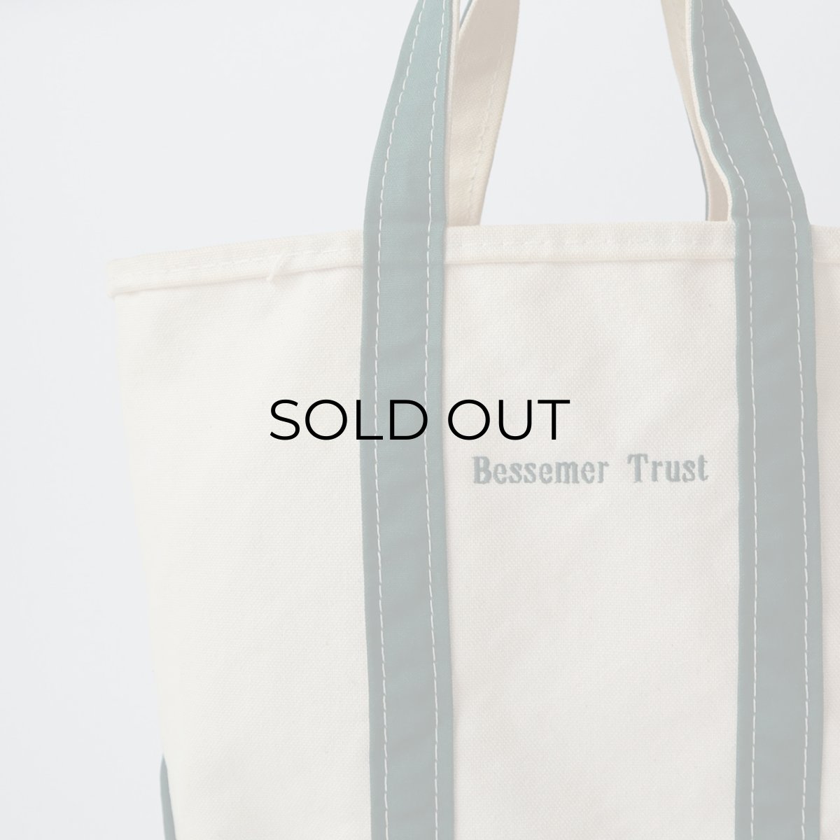 画像6: 80's L.L. Bean "BOAT AND TOTE" COTTON CANVAS TOTE BAG "Bessemer Trust" (6)