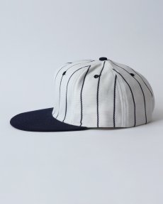 画像2: 〜80's UNKNOWN BRAND STRIPE 6-PANEL BASEBALL CAP "MADE IN USA" "MINT CONDITION" (2)