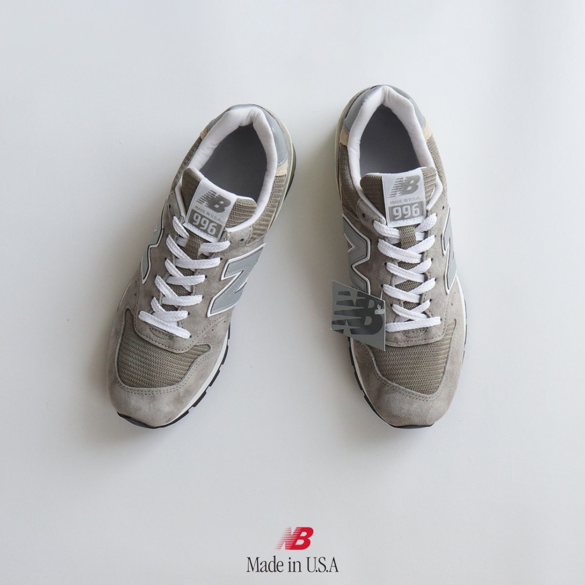 画像1: 【NEW】 NEW BALANCE U996GR RUNNING SHOES "MADE IN USA"【size : 9 D】 (1)