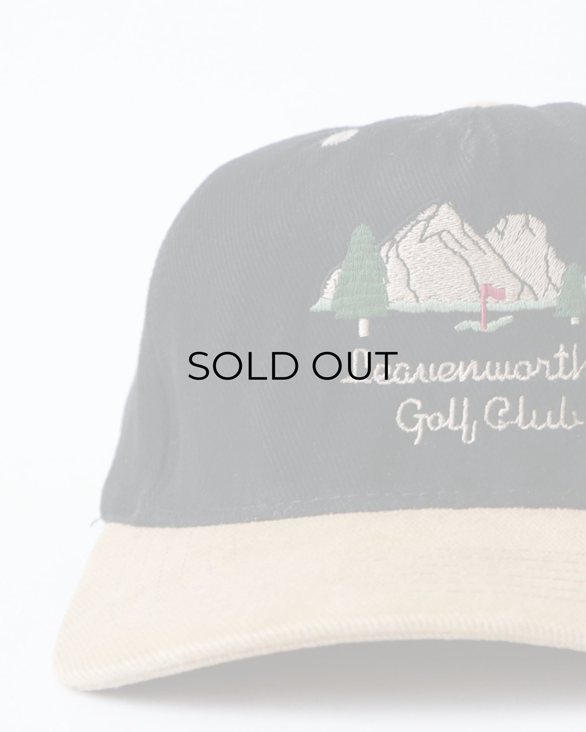 画像6: 〜00's Ski Country Imports COTTON TWILL EMBROIDERED 6-PANEL CAP "Leavenworth Golf Club" (6)