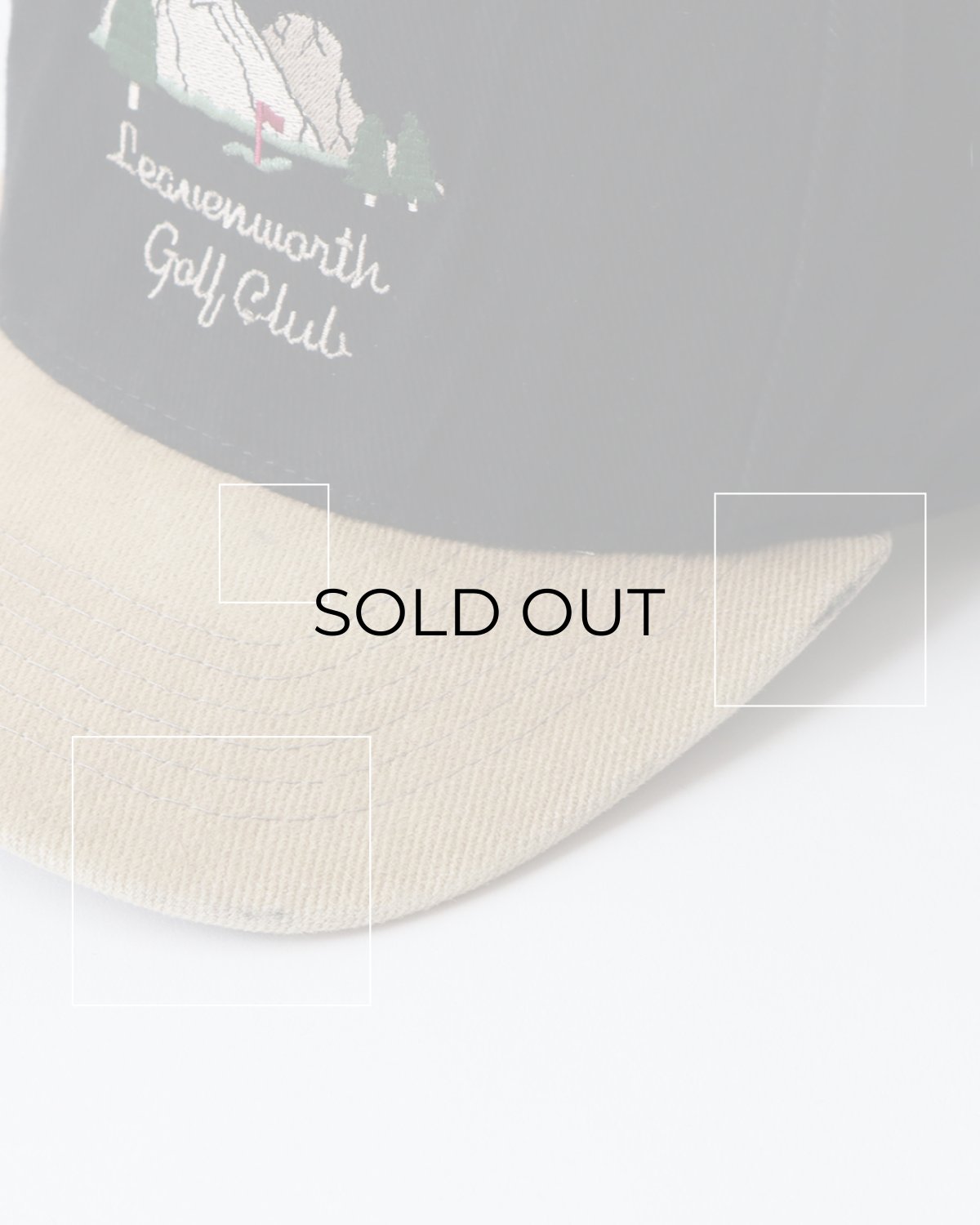 画像9: 〜00's Ski Country Imports COTTON TWILL EMBROIDERED 6-PANEL CAP "Leavenworth Golf Club" (9)