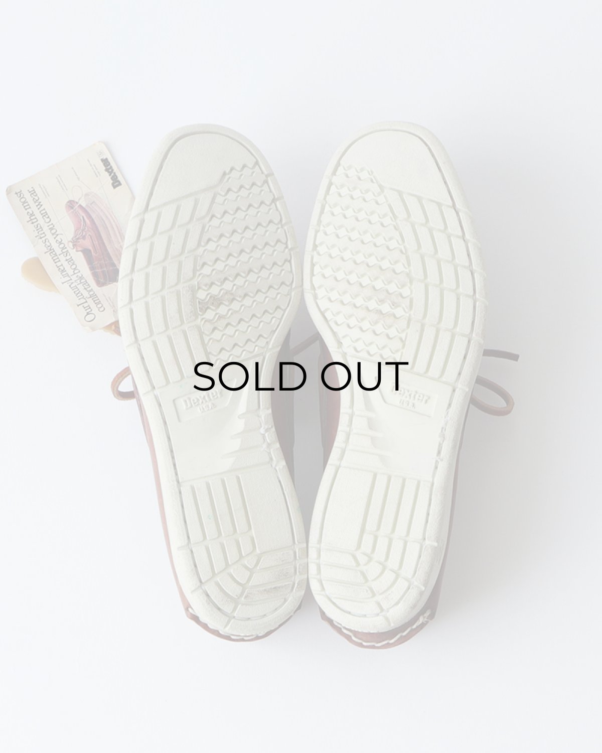 画像7: 80's DEXTER LEATHER DECK SHOES "MADE IN USA" "DEADSTOCK" 【size : 8 M】 (7)